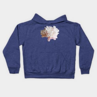 Pink Peony Flower Photo Cutout Kids Hoodie